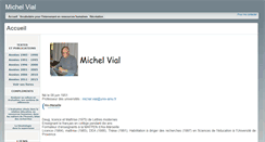 Desktop Screenshot of michelvial.com