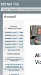 Mobile Screenshot of michelvial.com