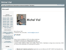 Tablet Screenshot of michelvial.com